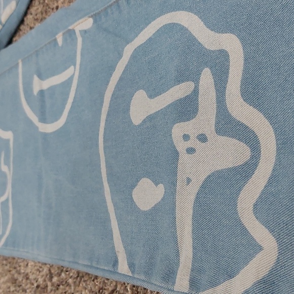 Shein EZwear Womens High Waisted Wide Boyfriend Jeans Smiley Face Small 4 - Picture 5 of 9